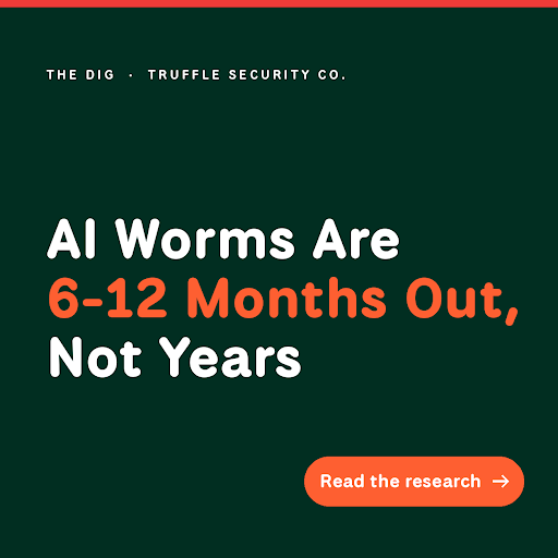 trufflesec's tweet photo. AI worms don’t need superintelligence. 🪱

The pieces already exist: hacking, propagation, and full model-stack replication have all worked in controlled experiments. 🧪

Dylan Ayrey predicts operational AI worms could arrive within 6–12 months. ⏳

https://t.co/Ly5nusuT3F https://t.co/SB9piQmwWd