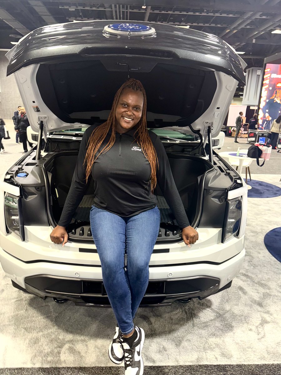 FordCareers's tweet photo. Excited to connect at #NBMBAA in LA! 🌟 Meet Morgan Tucker and the Ford team at booth #1923. Join us for sessions on AI in business and transitioning from campus to corporate. Let’s shape the future together! 

#WeAreFord #FordCareers @nbmbaahq https://t.co/9pKW8ItQa0