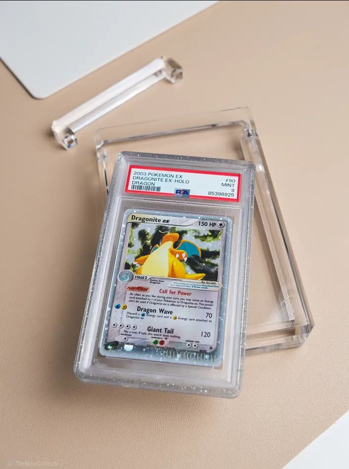 David__Pulls's tweet photo. This Dragonite ex deserves a new home 🚨🚨🚨

Giving away this 2003 Dragonite ex PSA 9 MINT to 1 lucky Pokémon collector.

Just:  Like Repost Comment your favorite Dragonite card
Follow me

One winner. No complicated rules.

Good luck everyone https://t.co/vmsFpFDzd3