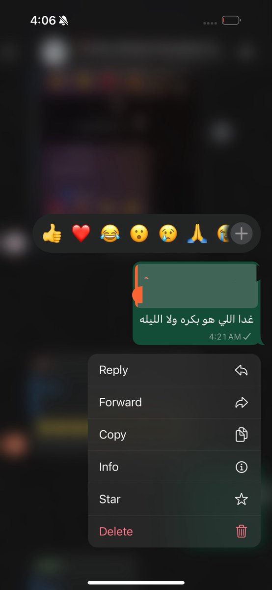 BBi6x8's tweet photo. دي كانت اول رساله لي في قروب الدفعه
ومستغربه لي لحد الليله ما بياخدوني بجديه https://t.co/GB2MCcLWu5