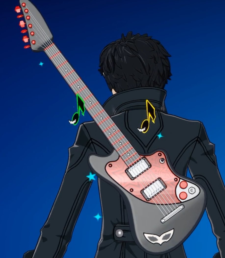 AugustRaven's tweet photo. THE GUITAR SHOWS THE MUSIC NOTES THAT'S SO COOL https://t.co/SIbzVssiRW