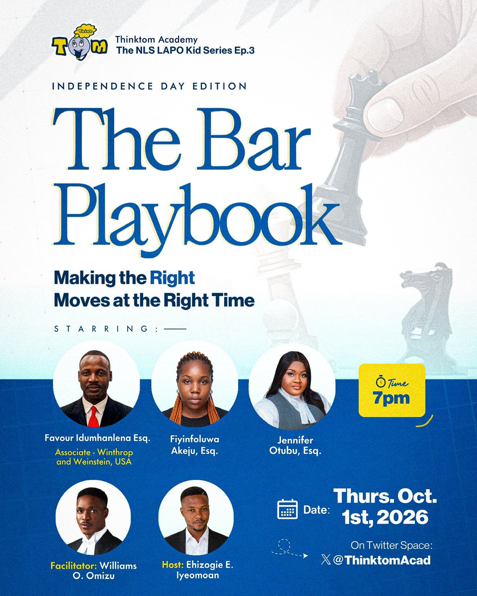 ifemi_LLB's tweet photo. My dear Bar Aspirants, I know you are now at the 9th stage of this law school thing. Don’t worry, it’s either you crush bar finals or you crush it. 

Join me on the 1st of October. 2026. 
Kindly repost for a larger audience. https://t.co/e9IyBlvAgA