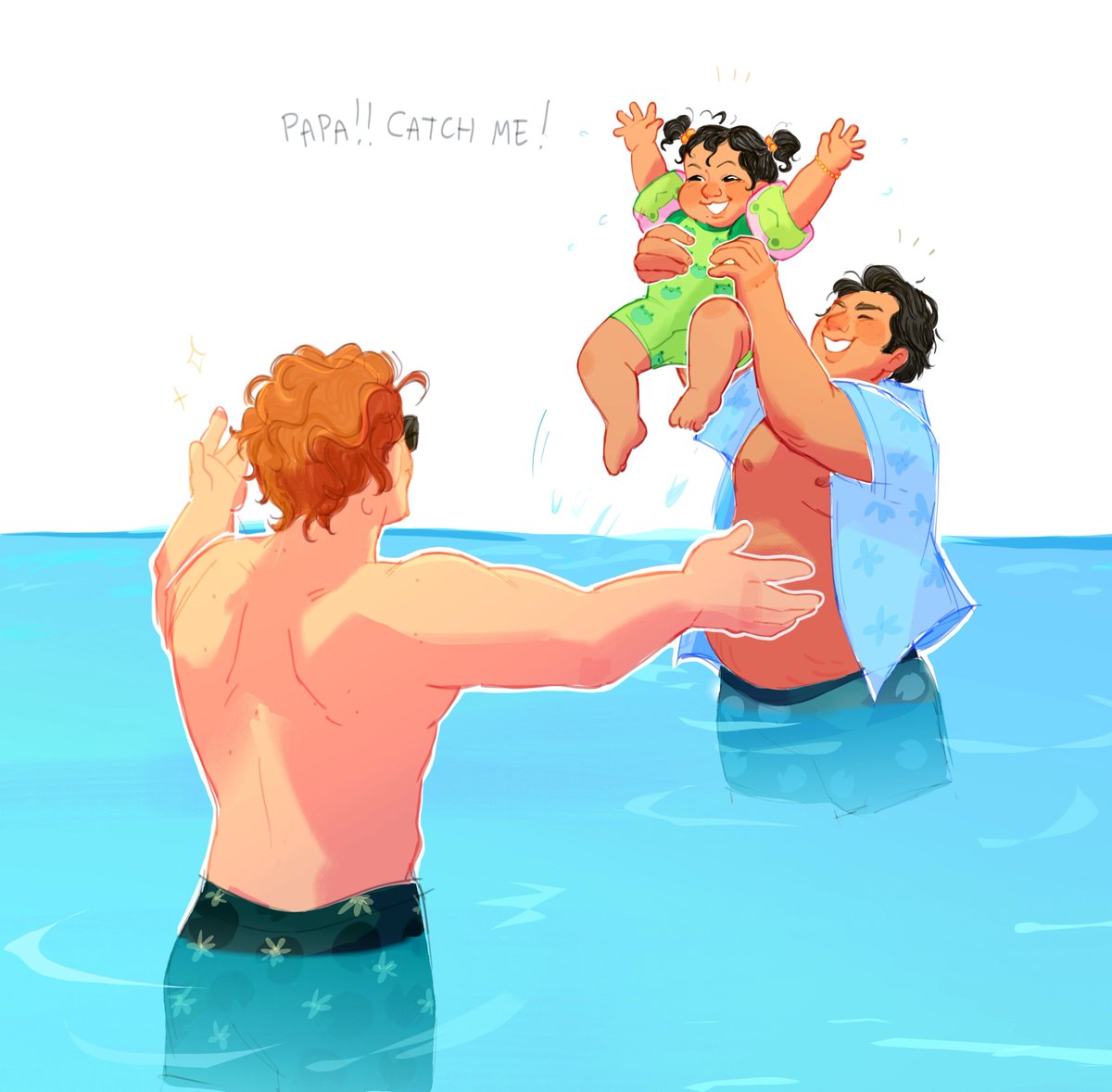 Medrawawi's tweet photo. commission for @weIIingtonkiss🏖️!! 

#hollanov #heatedrivalry #fankid https://t.co/VnODqQ36g0
