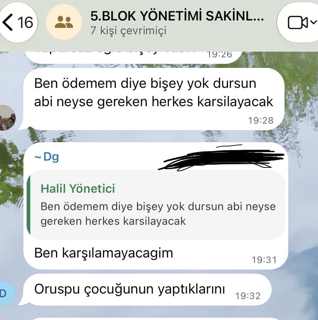 birazepik's tweet photo. Apartman grubunda sıradan bir gün https://t.co/6YuTvFZUKA
