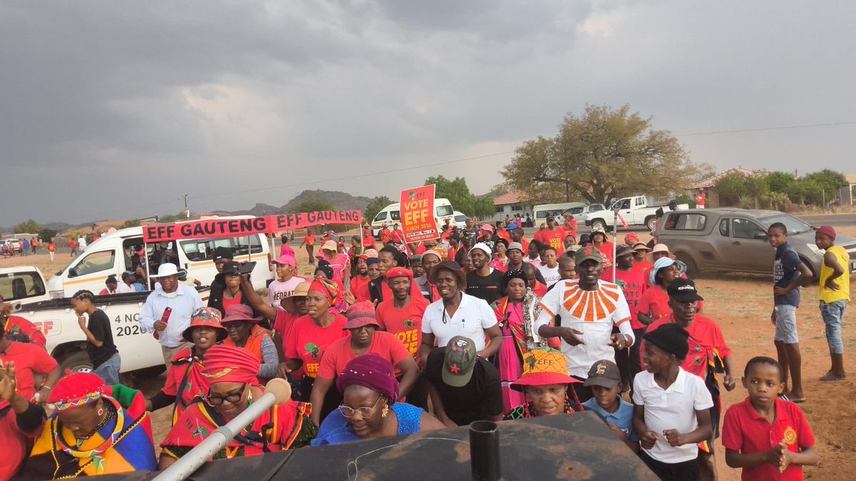 MathibeRebecca's tweet photo. Cluster Masemola ke yona and indeed EFF will take over  Makhuduthamaga.#HeritageCelebration https://t.co/kzwPErn3eO