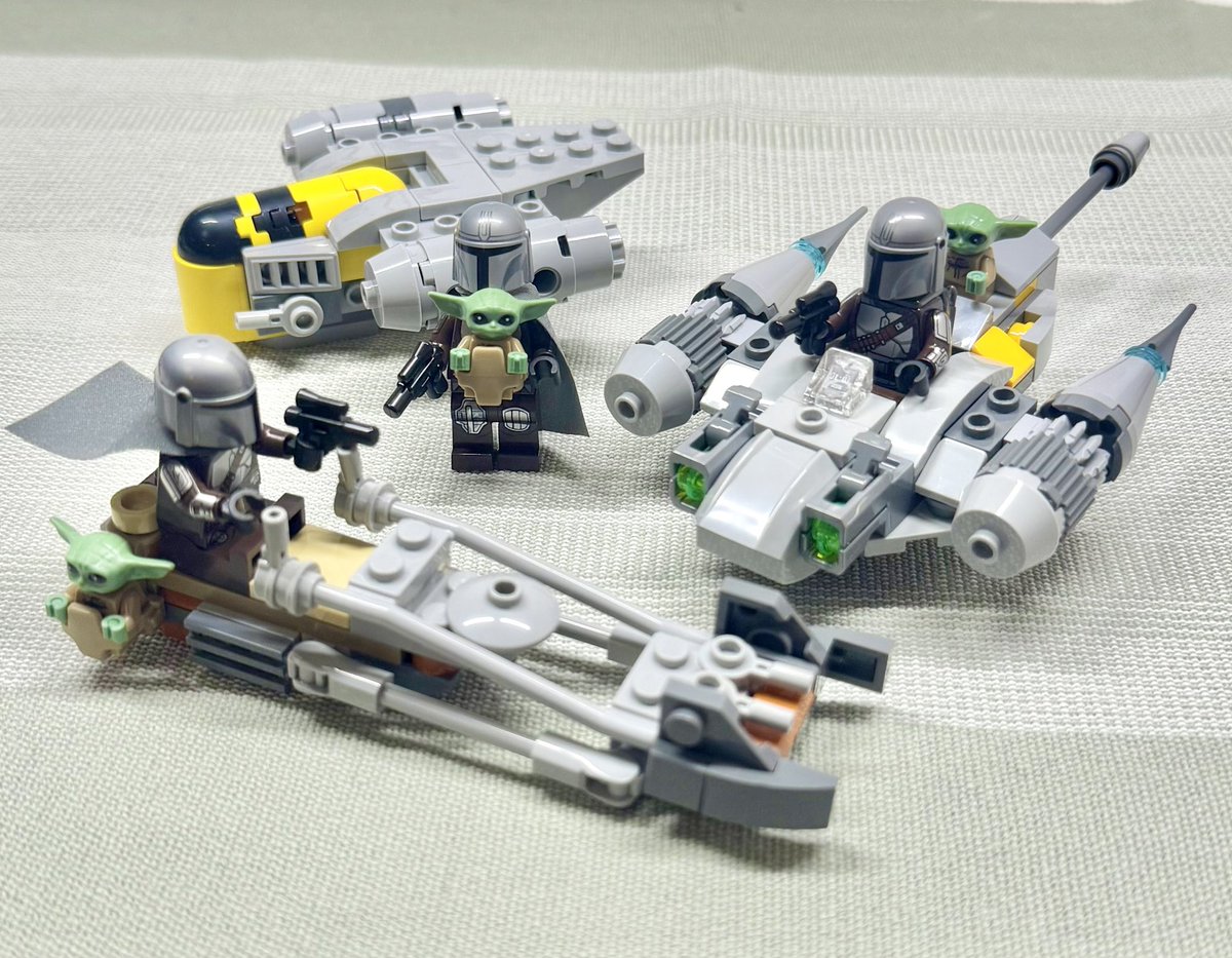 __lly7's tweet photo. LEGO ﾏﾝﾀﾞﾛﾘｱﾝ･ｱﾝﾄﾞ･ｸﾞﾛｰｸﾞｰ
ﾏﾝﾄﾞｰの乗り物3種揃った💫
🚀ｽﾋﾟｰﾀﾞｰﾊﾞｲｸ
🚀ﾚｲｻﾞｰｸﾚｽﾄ
🚀N-1 ｽﾀｰﾌｧｲﾀｰ
N-1のﾏﾝﾄﾞｰさんはｼﾞｪｯﾄﾊﾟｯｸstyle💨 https://t.co/KmIJ65jeuy