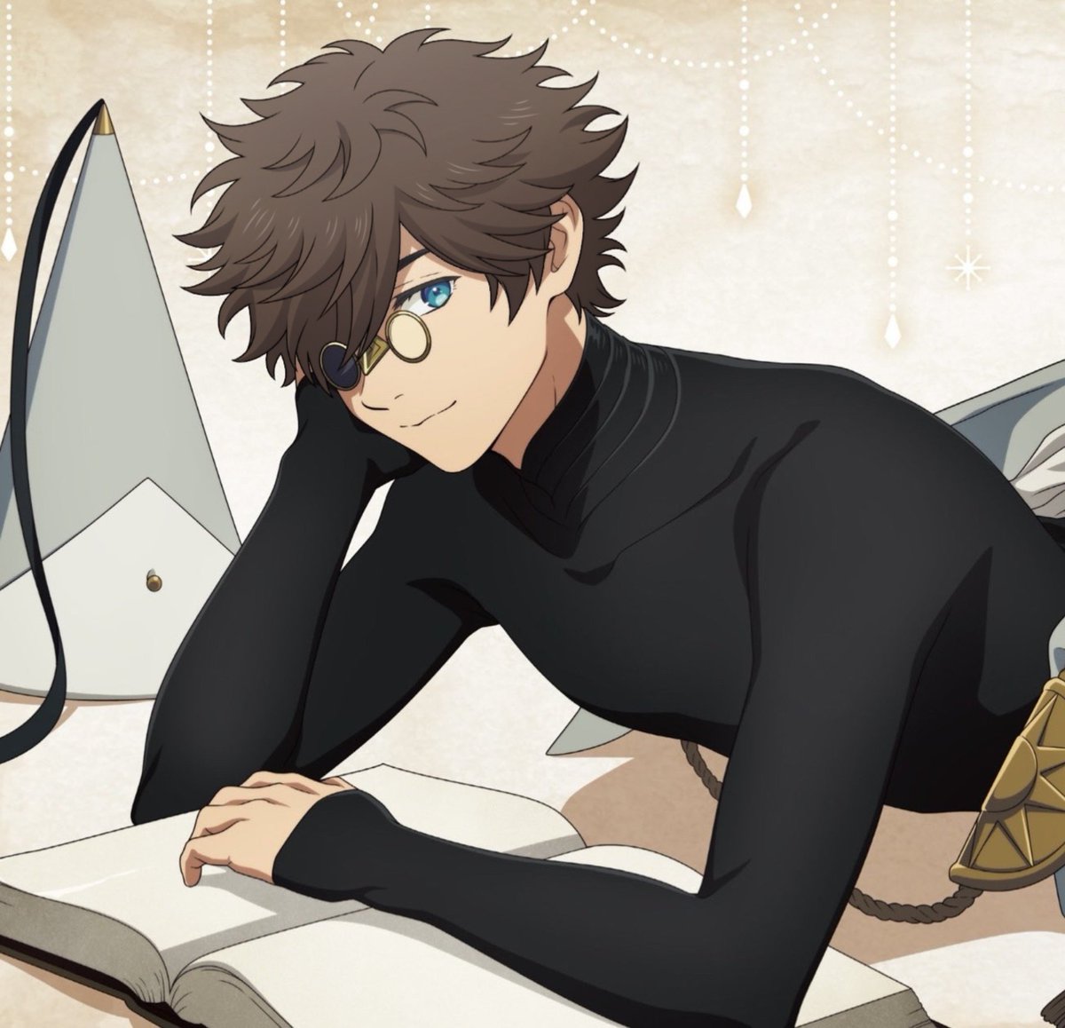 YuNKiimia0's tweet photo. so qifrey's natural hair being brown is a common headcanon but all the edits i've seen use a shade that in my opinion is too warm for his color palette i think an ashy tone would suit him much more. https://t.co/p81aRtZyHs