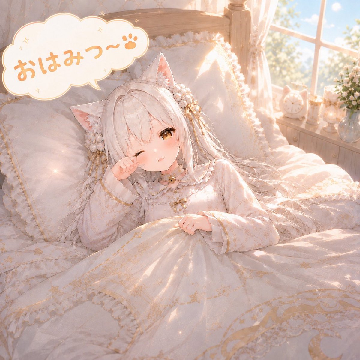nyanmitsu1010's tweet photo. #おはようVライバー

おはみつ〜⚪️🐾

今日は13:00〜14:00配信予定♪
タイミング合ったら、いっぱいお話しようね〜(⑉• •⑉)❤︎

お仕事の人はᶠⁱᴳʰᵀᵎᵎ(*˙˘˙*)⚑⁎∗
お休みの人はのんびりしてねぇ〜꜀(  ꜆-  -)꜆

#IRIAM #白玉にゃん蜜 https://t.co/4nu7kN0skR
