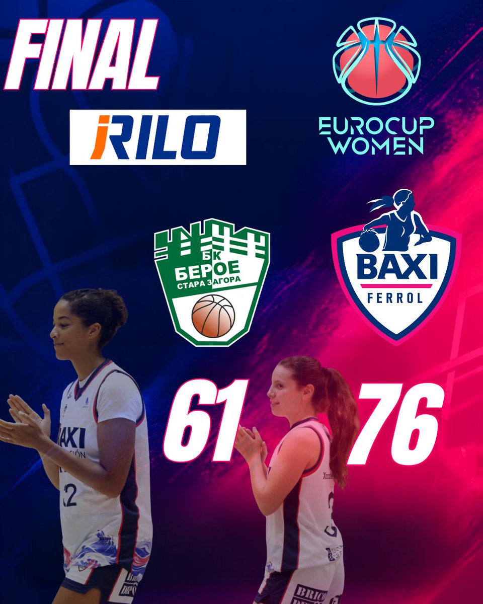 UniFerrol's tweet photo. 🚨 ¡FINAL DEL PARTIDO! 🚨

✅ ¡PRIMER OBJETIVO, LISTO! 💪🏀

El primer paso de nuestro camino europeo ya está dado. 🥾☀️

📅 El jueves, segunda cita en A Malata.
Pero… 👀 atentos a nuestras redes, porque igual tenemos que vernos antes.😉
💙🩷 ¡Esto no ha hecho más que empezar! https://t.co/Bn1uqE1LpK