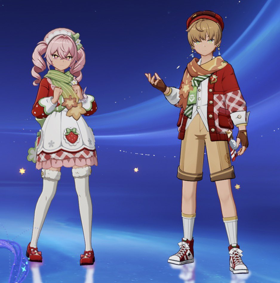 BlueminSpring's tweet photo. Cuties now wear matching themes❣️ https://t.co/kCEqTfMYpO