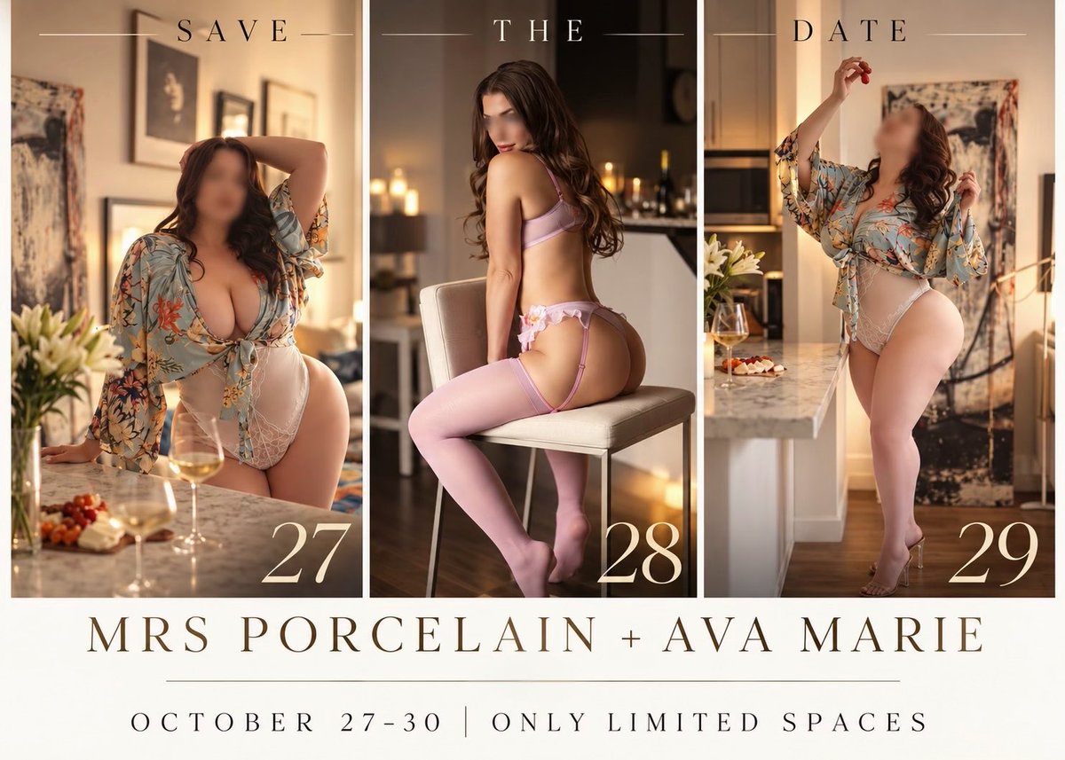 AvaMarieHfxx's tweet photo. Hellooooo OCTOBER 🍂 

PSSST! MY BESTIE IS COMING TO HALIFAX
@ProPorcelain 😍😈🥵🔥

I’m so excited!! 😍🔥✨ https://t.co/XV7eJCMmsA