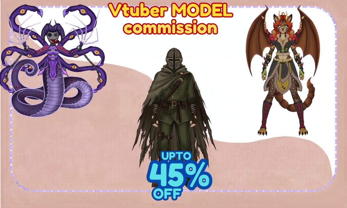 JessikitsuVT's tweet photo. #VTuberModelCommission sale!

Stop scrolling! Your dream VTuber avatar is calling.

SPECIAL OFFER: Up to 45% OFF on VTuber Model Commissions!

📩DMs are OPEN! Grab your spot before slots fill up!

#VTuber #VTuberModel #VtuberCommission #Live2D #VTuberEn #holostars #CommissionOpen https://t.co/V6b4vwEd3V