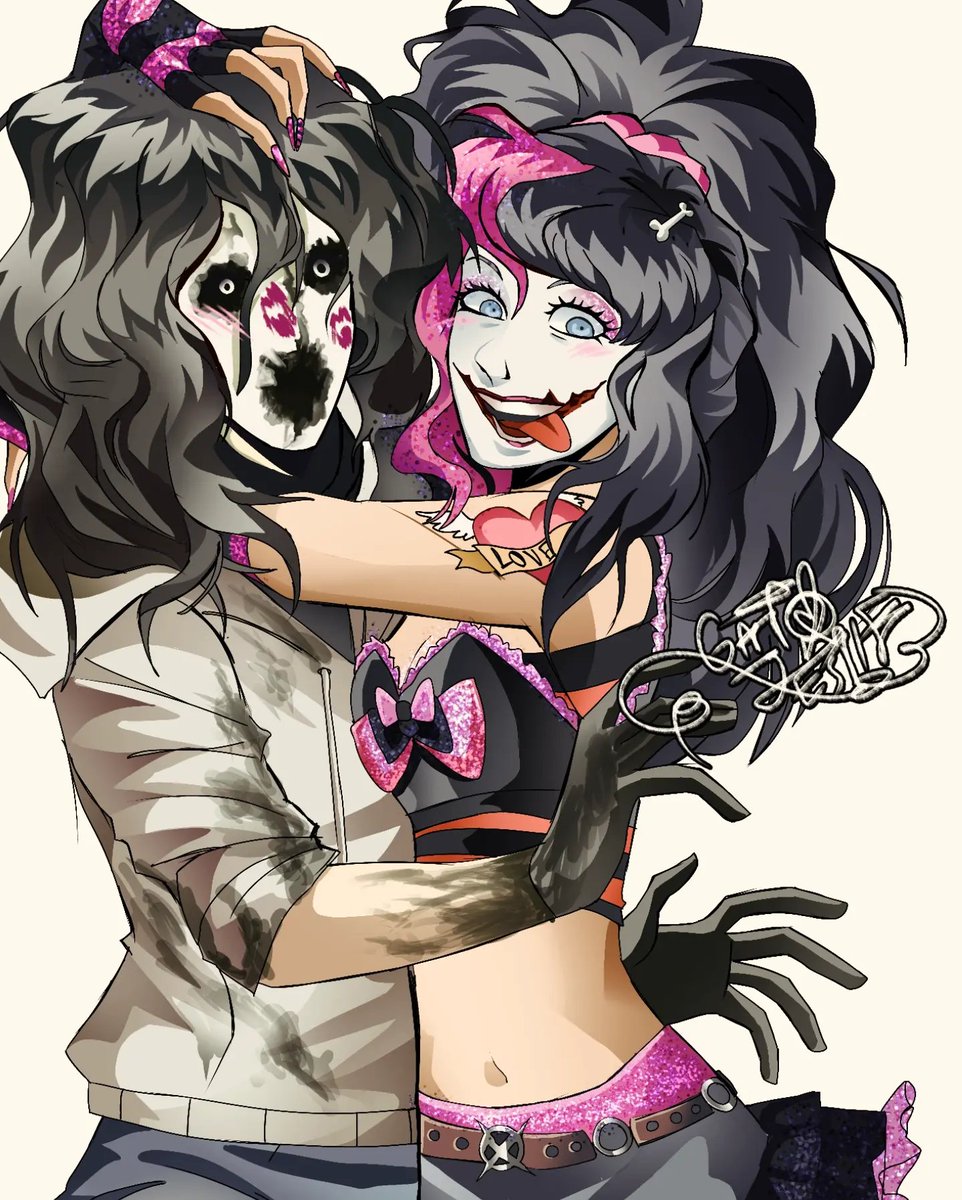 InfectedSilent's tweet photo. #creepypasta #ninathekiller #katethechaser #creepypastaart #art #fanart https://t.co/Ad2vbFnb3O