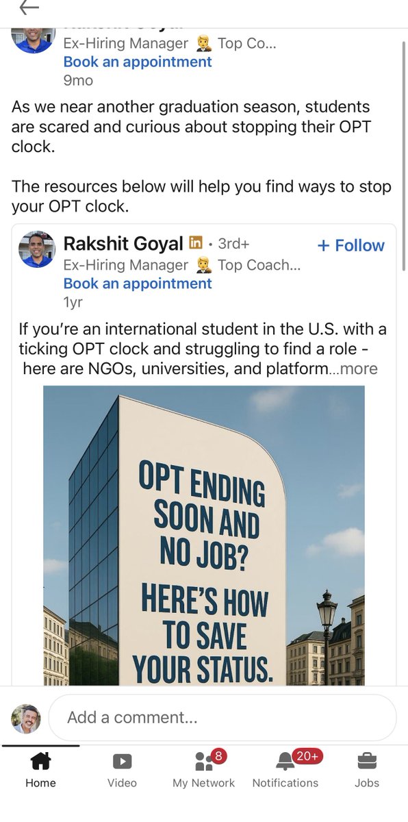 SanDiegoKnight's tweet photo. 🚨 NGOs ARE BEING USED TO HELP INTERNATIONAL GRADUATES “STOP” THEIR OPT CLOCK WITH UNPAID WORK.

One website, OPT4Humanity, literally advertises unpaid OPT labor to nonprofits and startups.

It tells organizations they can bring on international graduates as:

• Unpaid volunteers
• Equity-compensated workers
• Project-based collaborators
• Part-time employees

And here’s the sales pitch:

“Your mission moves forward without adding payroll cost.”

The site says most placements are part-time and remote.

It also explains what’s at stake for the graduate:

“Without a role, a graduate’s time in the U.S. can end on a deadline.”

And:

“Don’t let the 90-day unemployment clock pressure your job search.”

OPT4Humanity currently shows 3,560 candidate profiles.

And it’s not alone.

A LinkedIn post telling international students how to “stop your OPT clock” lists 12 NGOs, nonprofits and platforms, including OPT4Humanity and Community Dreams Foundation.

The arrangement:

Organizations get skilled labor with little or no payroll cost.
OPT graduates get qualifying activity that can stop the unemployment clock.

Unpaid work can be permitted under regular OPT when it meets federal requirements.

But how large is this ecosystem of NGOs and nonprofits providing unpaid work that allows international graduates to remain in the U.S. while searching for paid employment?

https://t.co/SRyWgf5LKN

@SecRubio @AAGDhillon @USLaborIG @StephenM @Sonderling47