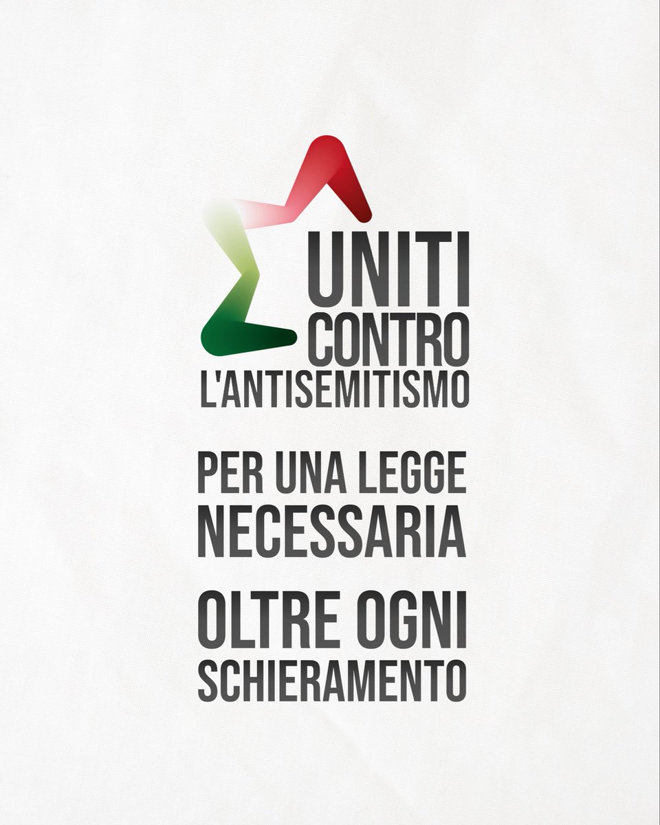 PresidenteUCEI's tweet photo. Sostengo con convinzione la campagna lanciata da @ugei_it a favore dell'approvazione del DDL Antisemitismo perché ne condivido i valori e le finalità.
Per sostenere un dibattito democratico onesto è fondamentale informarsi sui contenuti della proposta ed evitare strumentalizzazioni.

#anticorpidemocratici #antisemitismo
#uniticontrolantisemitismo