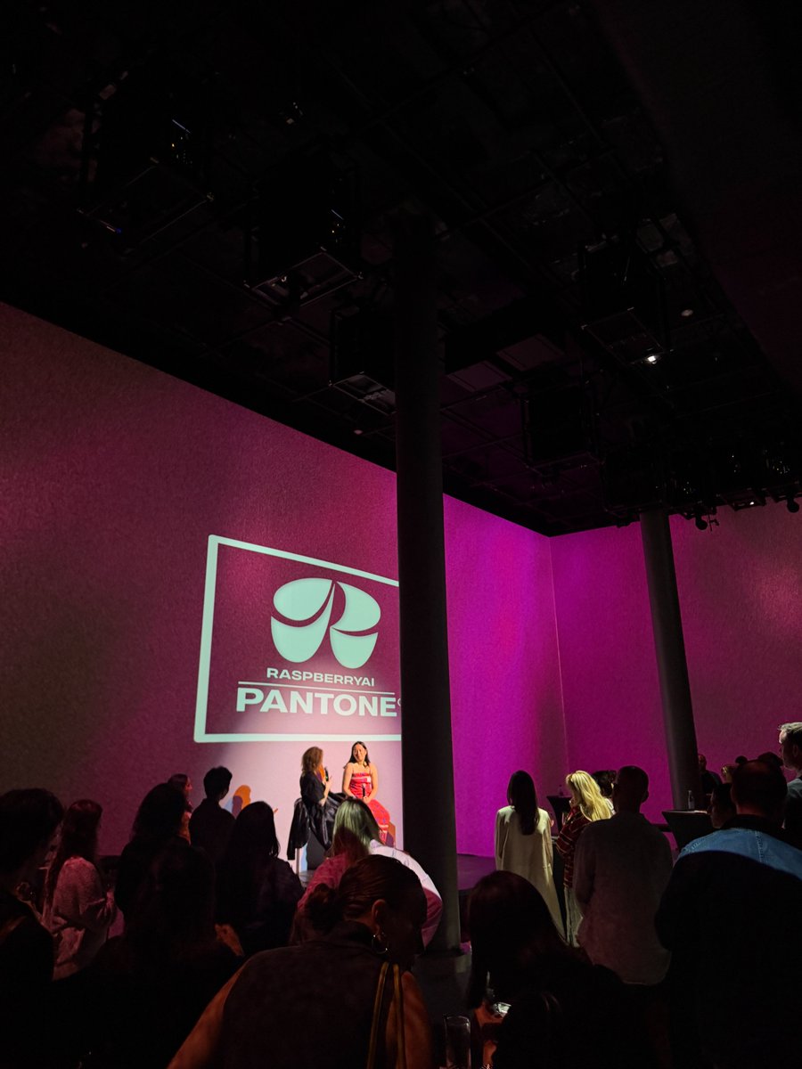 raspberry__ai's tweet photo. Raspberry AI x @pantone: officially launched. 🎨

Thank you to everyone who joined us in NYC to celebrate our partnership and Pantone integration, and to Laurie Pressman and @cheryljliu for a great conversation on color, creativity, and technology.

Just the beginning. 💗

#RaspberryAI #Pantone