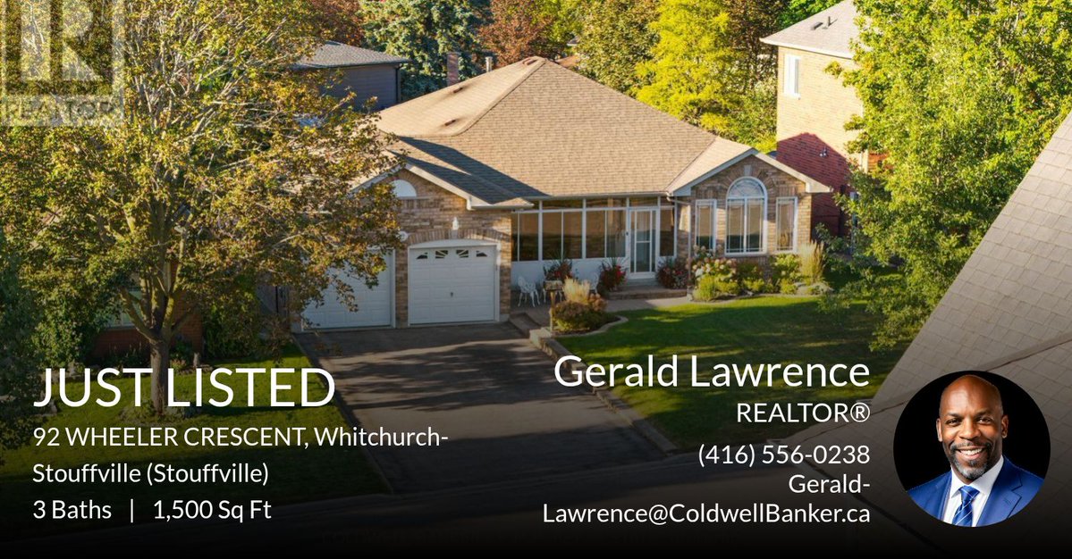 YorkDurhamHomes's tweet photo. New on the market! 🆕 Be the first to see this home in Whitchurch-Stouffville (Stouffville). Send me a message for more details!
#CBRMR #ColdwellBankerRMR #GeraldLawrence #YorkDurhamHomes #CompassHoldingsInternational #ColdwellBankerCanada #Realtor #Ontario #Canada #RealEstate https://t.co/OjymGYxduC