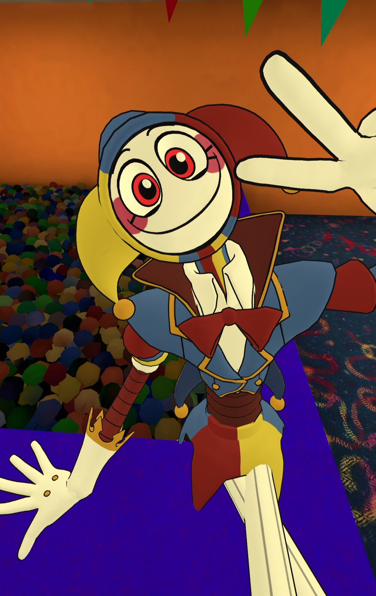 l1minal1ty's tweet photo. PHOTOS I TOOK OF SILLY PRIDE PROTO AVI MY PARTNER MADE!! (Partner prefers to stay anonymous) 
#VRChat #prototype1006 #poppyplaytime https://t.co/o8y1AF0BeP
