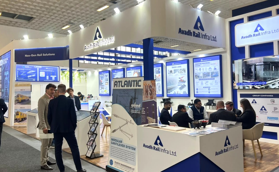 avadhrailinfra's tweet photo. Day 3 at #InnoTrans2026 focused on showcasing Avadh Rail Infra Ltd.’s engineering capabilities, advanced technologies and next-gen rail solutions to the global rail community.

#RailTechnology #AvadhRailInfra #GlobalMobility https://t.co/t5b4812OZ2