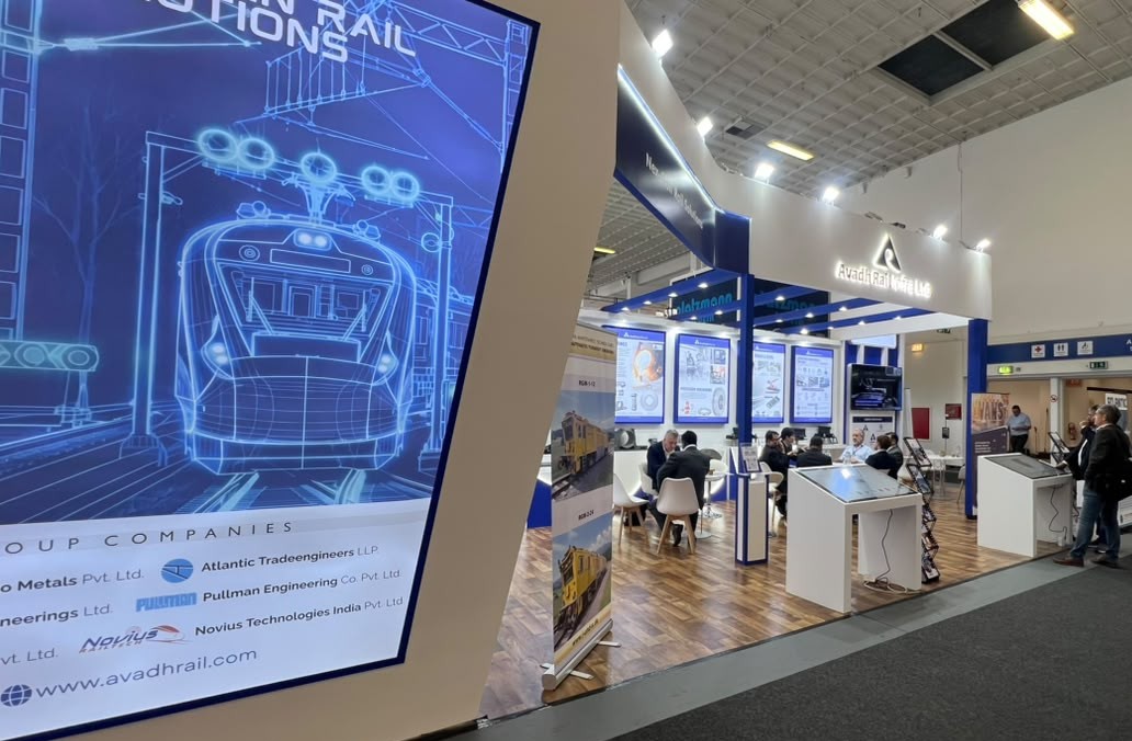 avadhrailinfra's tweet photo. Day 3 at #InnoTrans2026 focused on showcasing Avadh Rail Infra Ltd.’s engineering capabilities, advanced technologies and next-gen rail solutions to the global rail community.

#RailTechnology #AvadhRailInfra #GlobalMobility https://t.co/t5b4812OZ2