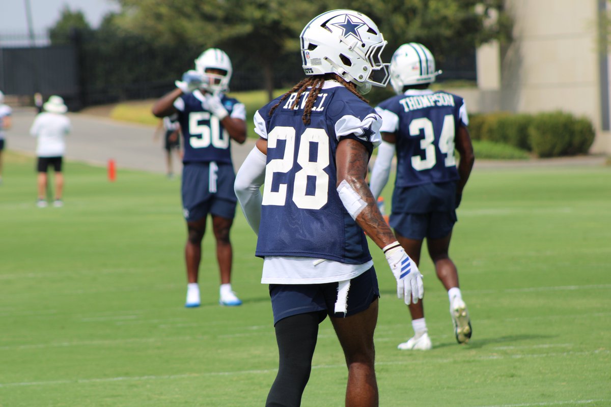 NickHarrisFWST's tweet photo. Shavon Revel Jr. (28) and Markquese Bell (14) will get starts this week as injury replacements. HC Brian Schottenheimer commended their preparation this week in advance of Sunday's game in Rio:

"They're both pros. Markquese has been around a long time. He's attacking this the exact right way that you would expect. It's good because the plan for us is easier because we can put those guys in spots. We're featuring what they do really, really well. I thought both guys having played and getting that experience last week was good, but it'll definitely be different and we're not going to play perfect. We're not going to coach perfect, but at the end of the day, we feel really good about the plan and both of those guys' preparation."