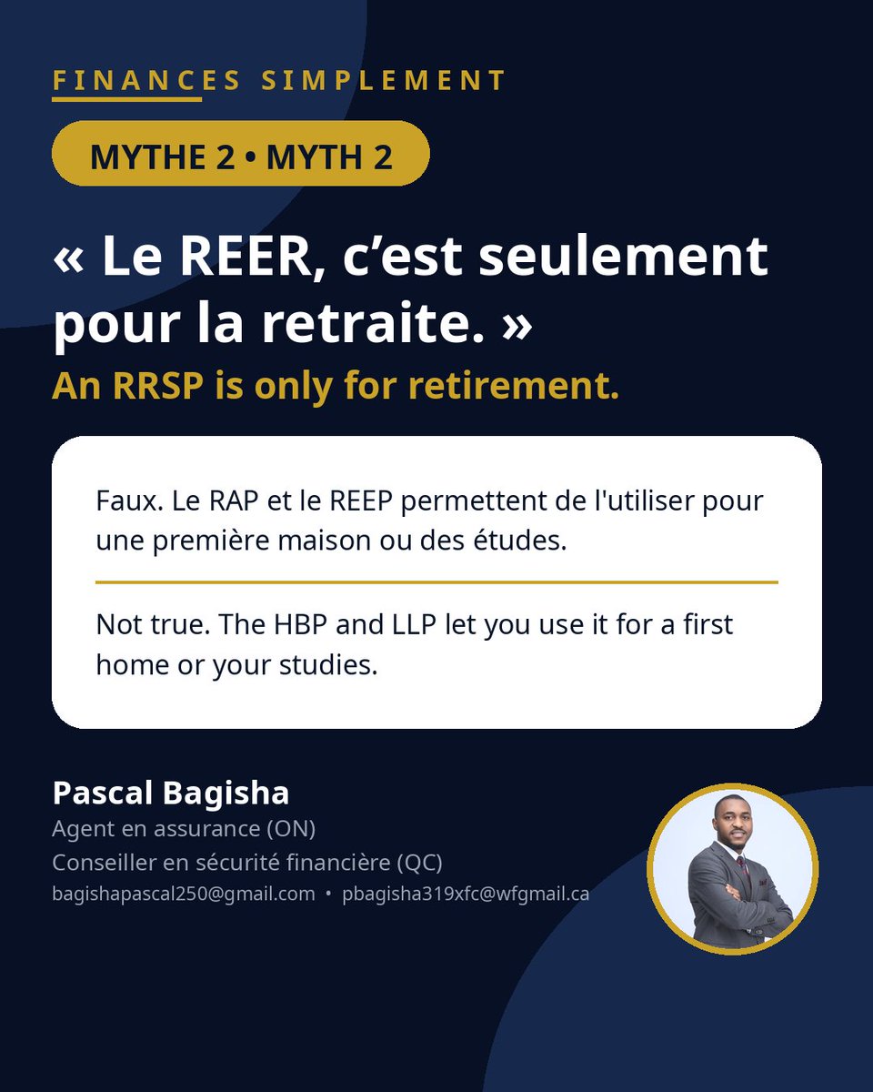 bagishapascal's tweet photo. 5 mythes sur le REER que tout le monde croit encore 👆 + un vrai chiffre canadien : 6,3 millions de cotisants en 2023 (Statistique Canada).

Lequel t'a surpris ? Réponds ici ou écris-moi en DM 📩

#FinancesSimplement #REER #FinanceCanada https://t.co/qcRjAvsTir