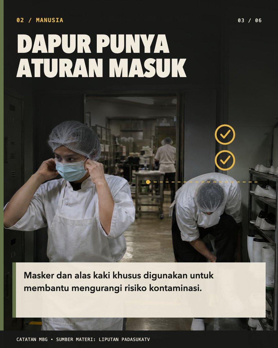 Ririn_Rizky's tweet photo. Satu ompreng MBG ternyata punya perjalanan panjang. 
🌾🍱Dari petani, bahan pangan, proses pengolahan, 
hingga siap disantap penerima manfaat.

#MBG #MakanBergiziGratis #FaktaMBG https://t.co/6ppJakXUr6