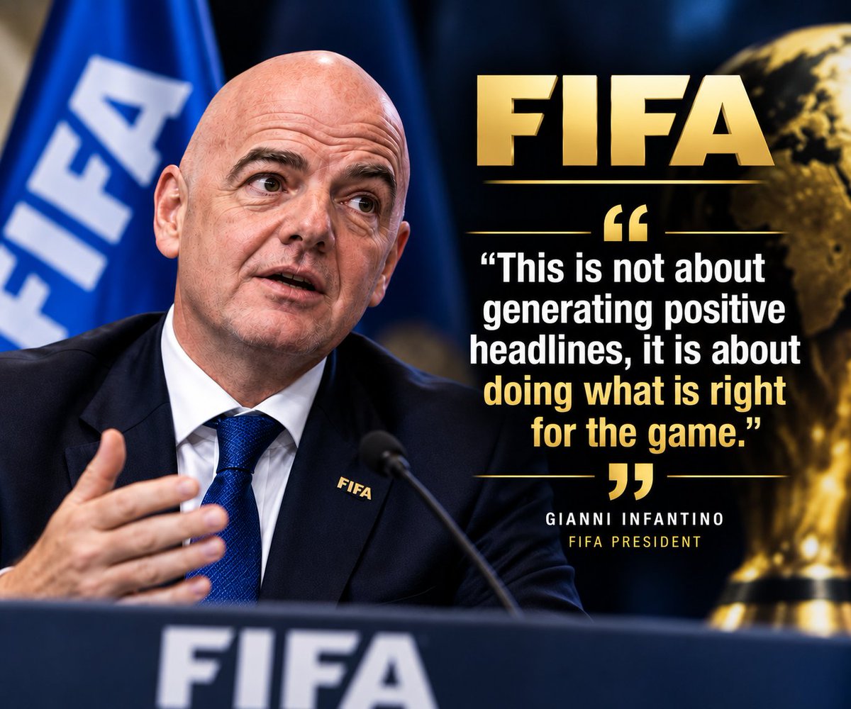 AnythingLFC_'s tweet photo. FIFA president Gianni Infantino has called for a “culture of dialogue and respect” during a visit to Saudi Arabia.

🗣️ “We need to keep listening to each other. This is not about generating positive headlines, it is about doing what is right for the game.

“Football belongs equally to everyone.”