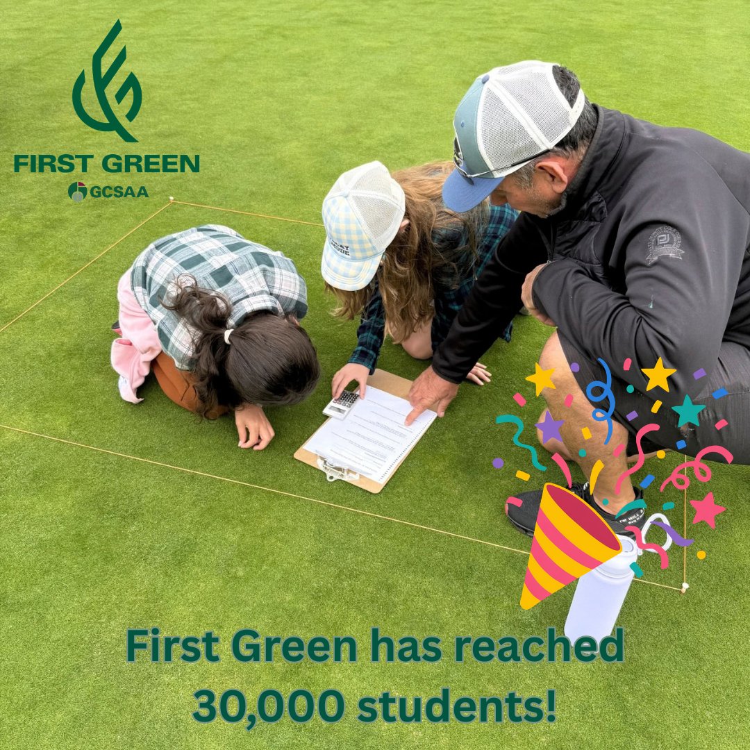 TheFirstGreen's tweet photo. With First Green field trips yesterday and today @PattyJewett in Colorado and @SettlersBayGC in Alaska, First Green has officially reached more than 30,000 students since 2018! https://t.co/pXg7EUTfnv