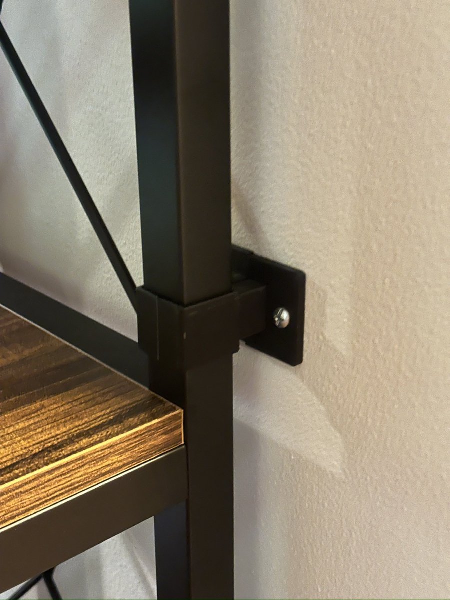 karstenmfischer's tweet photo. The 3d printer has been super useful as we fix up this 70’s house. Starlink mount, faceplates, couch legs, flooring spacers etc. 

Here’s the latest, safety brackets I designed to match a shelf stand thingy https://t.co/EKW1qiGTMY
