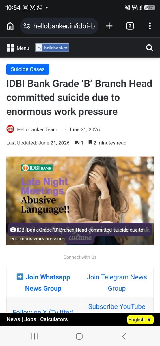 AOUCBWB's tweet photo. PSBs r bragging abt what ‘facilities’ they provide to their employees. How ‘generous’ they r! But what abt ‘accountability’ on rising no. of suicide cases ‘due to extreme work pressure and toxic work culture’!! @aiboc_in @DFS_India @AOUCBWB @FinMinIndia @nsitharaman @News18India https://t.co/uBFhDKdhKc