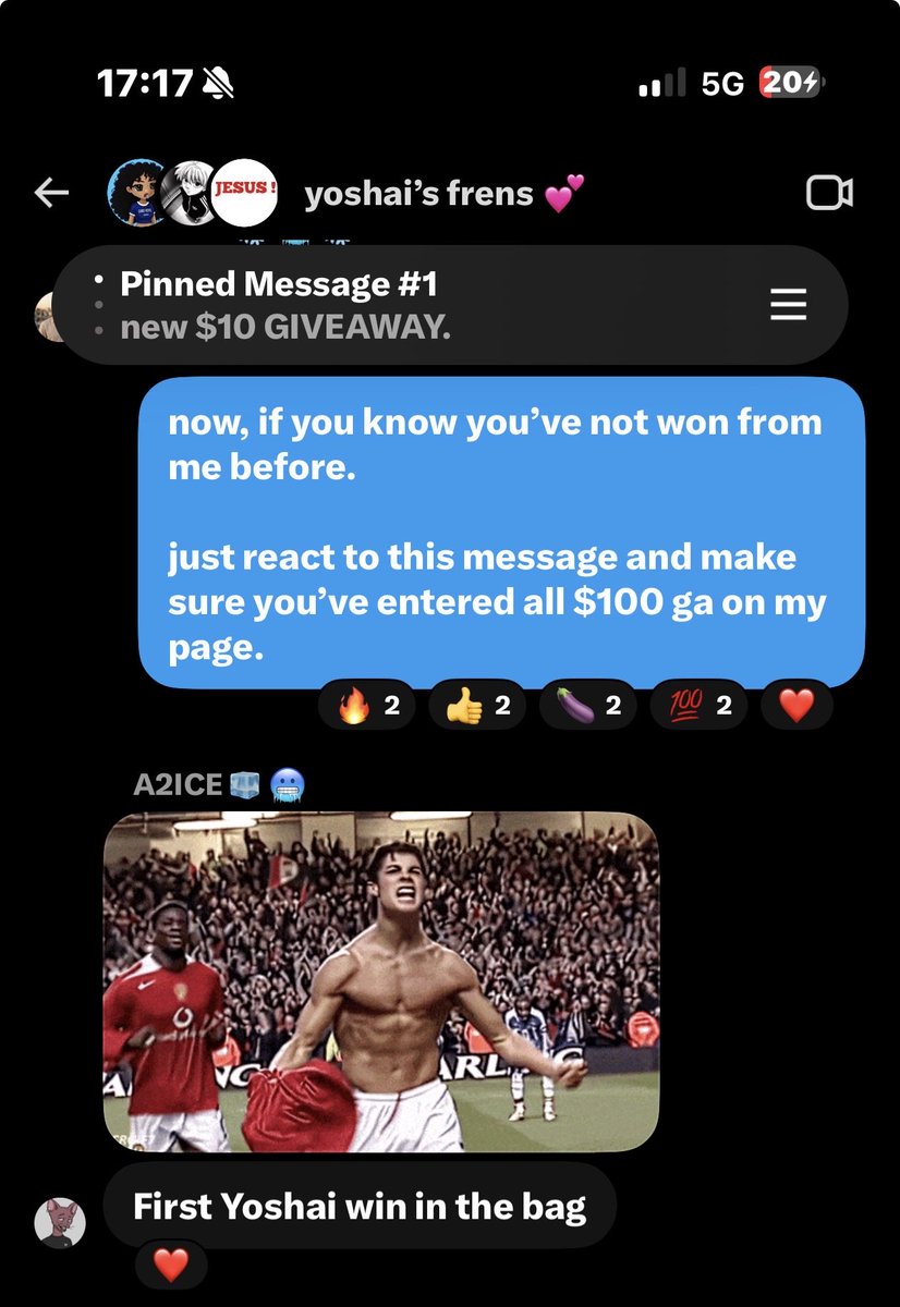 meetyoshai's tweet photo. just sent 20 bucks each to:
@wistin01 
@Sasuke101v 
@ceramisde 
@onerandombro 
@Not_Toby 

JOIN THE GC AS WELL, IT MAKES PICKING WINNERS EASIER 🙏🏾

more winners soon!  https://t.co/LrXpuSD3el https://t.co/ZoJAHKQmQ4