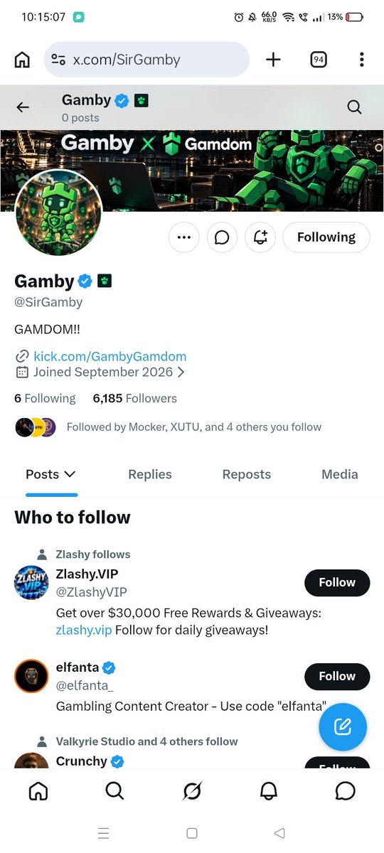 sujithsabu2018's tweet photo. @stevewilldoit @SirGamby Already following fam
#stevewildoit
Not much high of a chance but anything for you 💓 https://t.co/RLlUWOlmmD