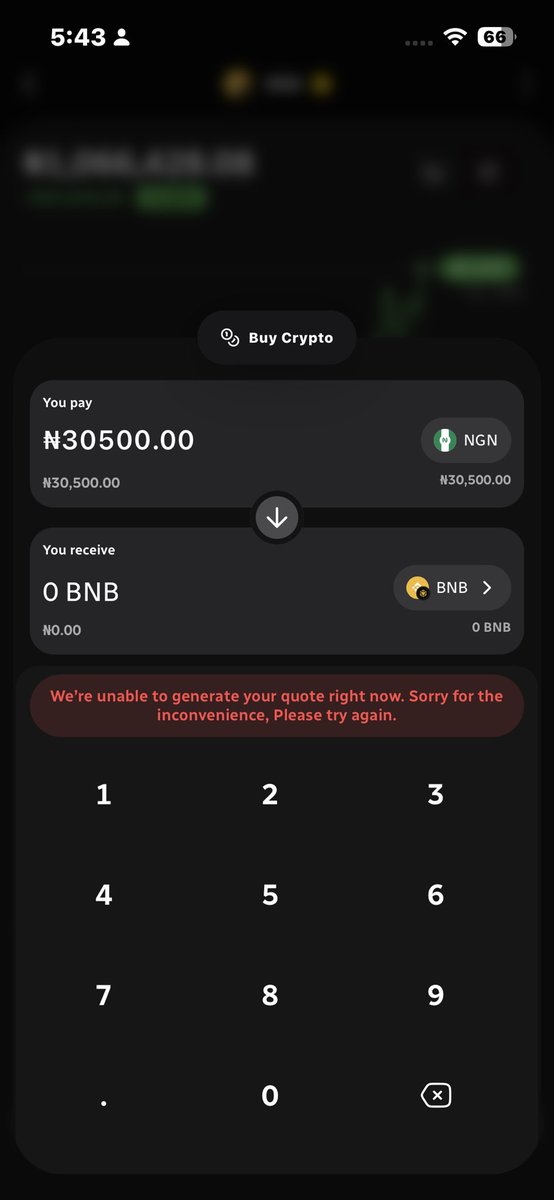 Abdulkaree19's tweet photo. @CeliaWallet I’m still facing serious issues with my account ABDOIL. I’m unable to buy crypto because your app keeps showing “We’re unable to generate your quote right now.” My account has been disabled since 15/09/2026, and my funds remain inaccessible. Please urgently fix this https://t.co/rb2Bj9w2St