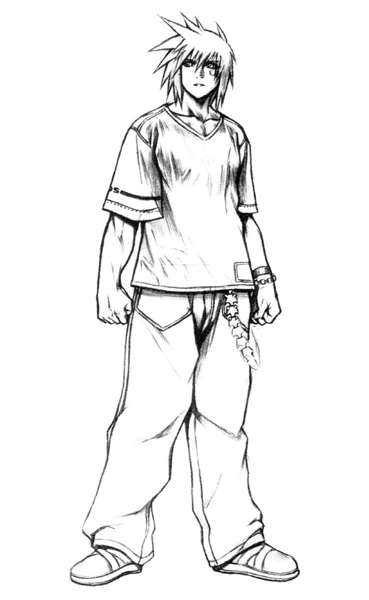 creativeuncut's tweet photo. Sion Barzahd character designs from The Bouncer by artist Tetsuya Nomura. 

More art from the game: https://t.co/VXz5fP5FRc https://t.co/wBfRuzRqfJ