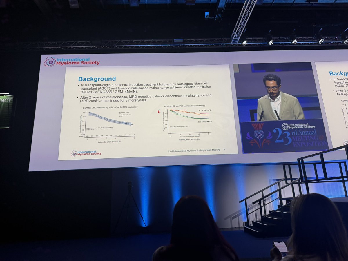 Ankit kansagra (@kansagraMD) — #IMS26 — conference slide