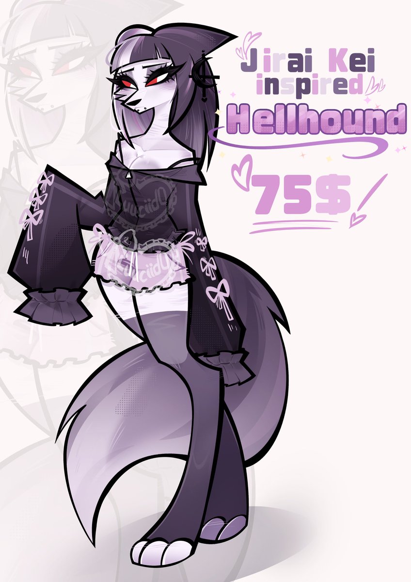 luuciid0's tweet photo. 💜HELLHOUND ADOPT🩷
75$! 
You can dm me :> 

All rts are so appreciated MWA 💞
#hazbin #hazbinhotel #helluvaboss #helluvabossadopt https://t.co/uDWN6K5JPW
