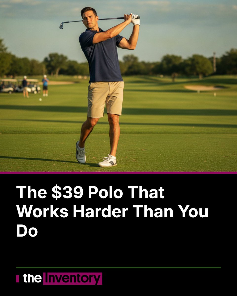 ItsTheInventory's tweet photo. The $39 Polo That Works Harder Than You Do: Under Armour's Tech Polo is quietly one of the most versatile shirts you can own, moving from the golf course to the office without missing a beat.… https://t.co/VkHnFQtonz #UnderArmour #TechPolo #ActiveWear #GolfFashion #OfficeStyle https://t.co/zrIQXpUZho