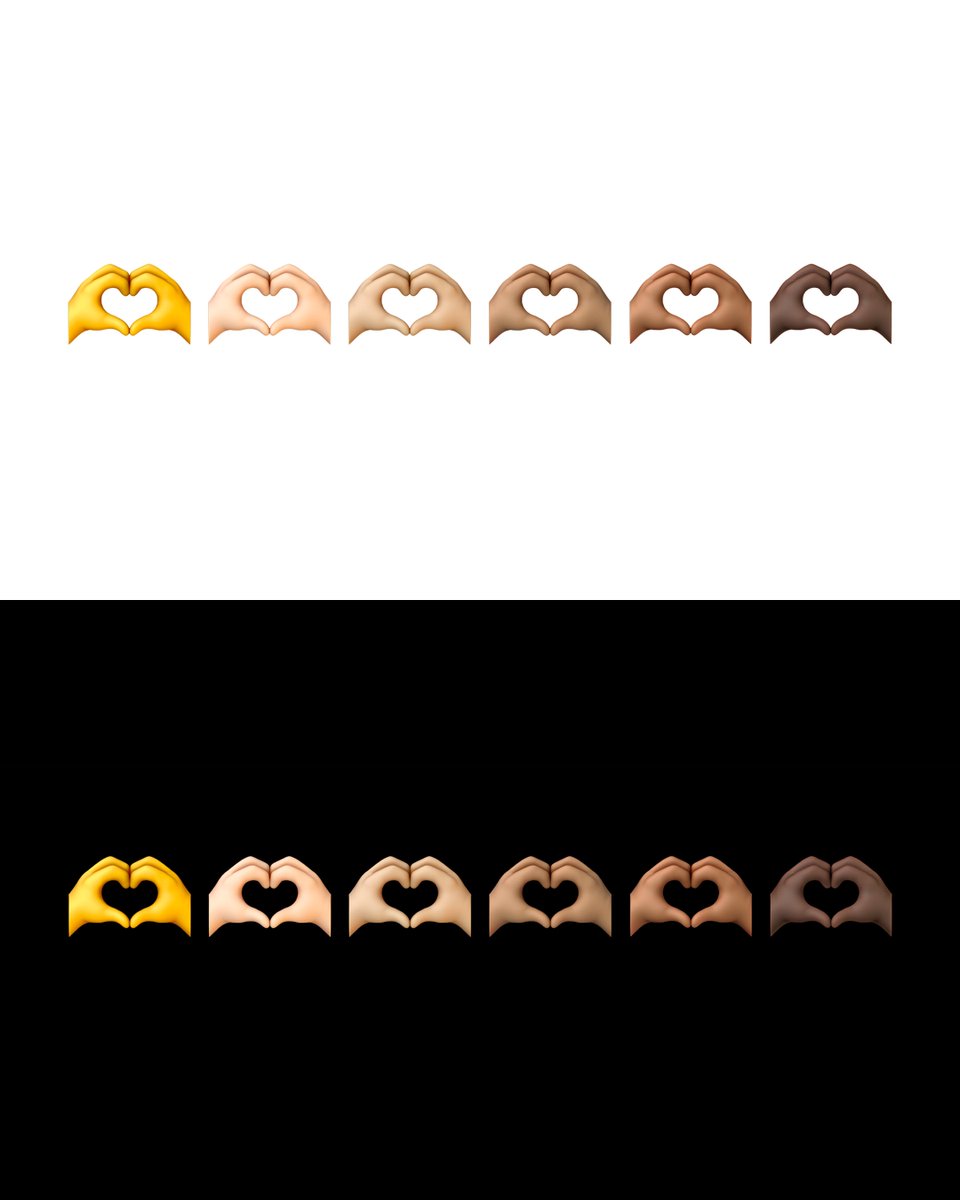 GoogleDesign's tweet photo. In dark mode, darker skin tones have often vanished against deep gray and black chat bubbles. When the silhouette disappears, so does the meaning.
Nobody should have to choose between using their actual skin tone and having their messages be legible.

To fix this across 3,977 characters, we paired an AI-powered contrast audit tool with hand-sculpted rim lighting to preserve rich tone and clarity on every screen.

Read how we built it → https://t.co/xWQRZZeFho

#accessibility #3demoji #noto3d