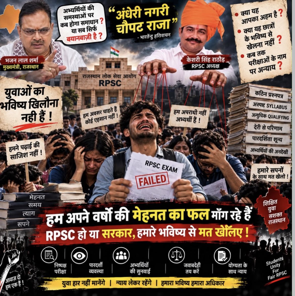 RASOFFICERS's tweet photo. थानेदार बनाने थे कोई ग्रुप ए अधिकारी या यूपीएससी अधिकारी नहीं जो इस स्तर का पेपर दिया है की क्वालीफाई तो दूर 25% मार्क्स नहीं आ रहे इस परीक्षा में दोनों पेपर में 40% करके फिजिकल के लिए पास करना चाहिए ताकि मेहनती युवाओं को थानेदार बनने का मौका मिले जिससे सीटें भी खाली नहीं रहेगी https://t.co/zGegdkl8pB