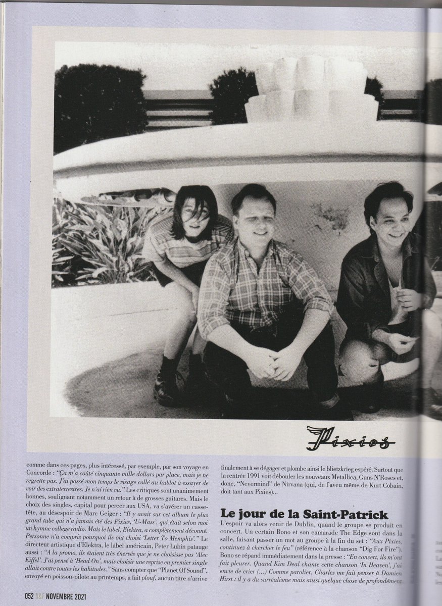 SchnockRevue's tweet photo. Je revenais sur le making-of agité du "Trompe Le Monde" des Pixies dans un vieux "Rock &amp; Folk".
Cadeau.
Geschenk.
Present.
#pixies https://t.co/8VoBLrxN91
