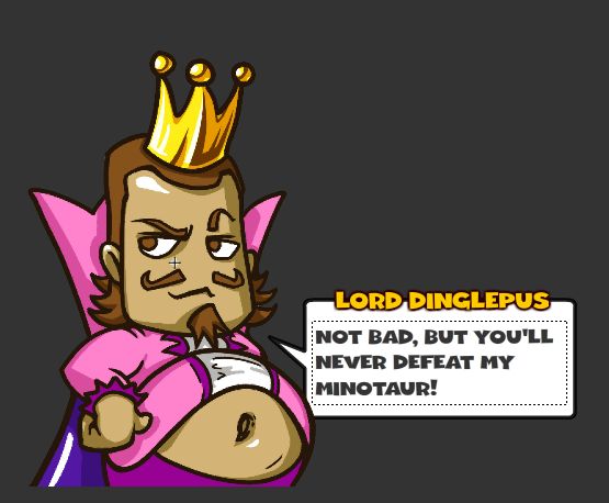 dungeonrampaged's tweet photo. We increased Lord Dinglepus's fat levels to account for 2026 inflation

#DungeonRampage #indiegame #SteamGames #Nostalgia #Remaster https://t.co/syps0HADC3
