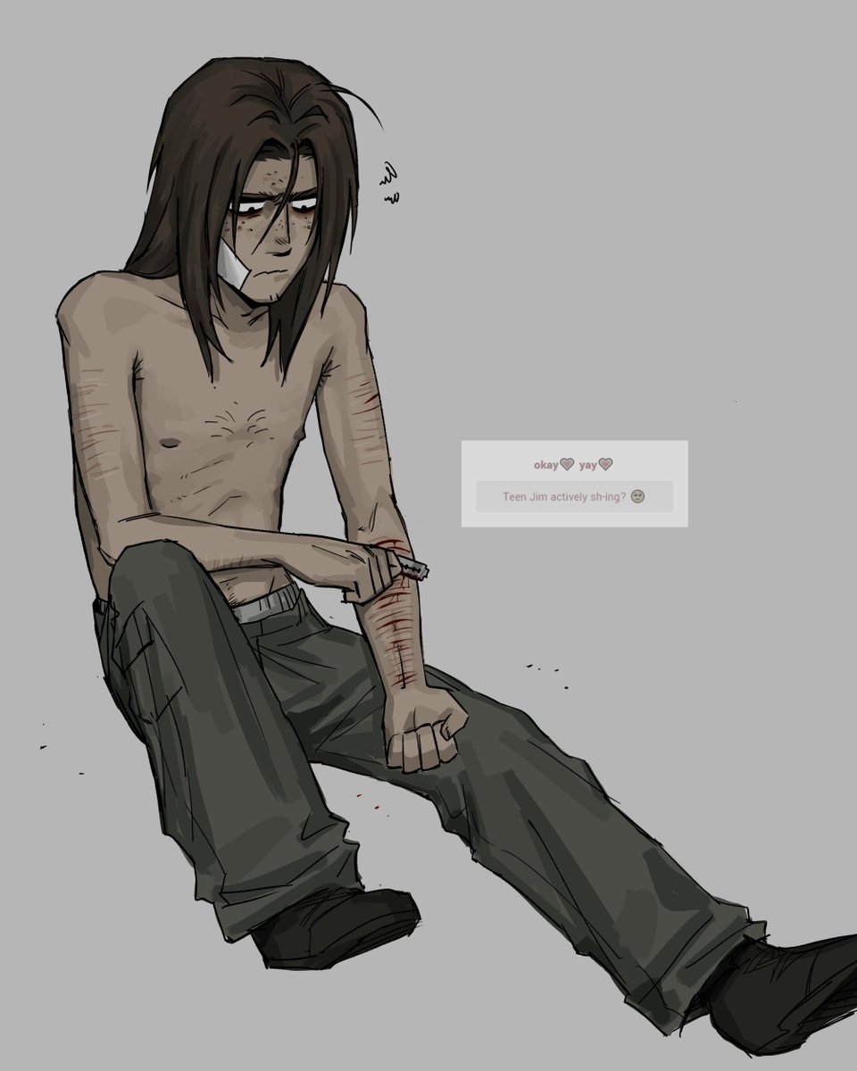 3am_zzoupz's tweet photo. // sh, blood 

goodnight https://t.co/B2GjFyALeQ