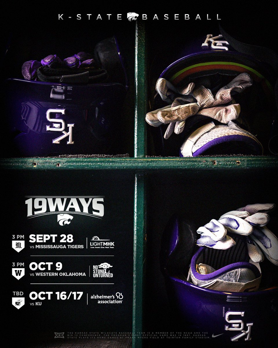 KStateBSB's tweet photo. For our community 🫶

Honored to support these organizations during our upcoming fall games at Tointon.

SEPT. 28 - 3 PM | @LightMhk 
OCT. 9 - 3 PM | @NoStone_WFC 
OCT. 16/17 - TBD | @alzassociation https://t.co/Kkksaoqgfw