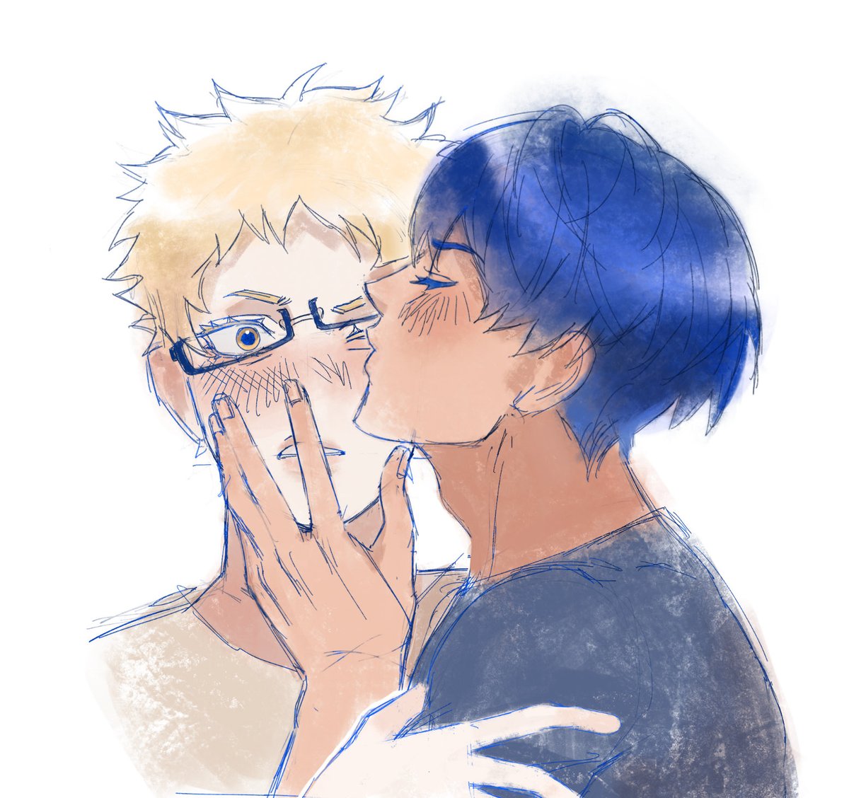 newemeei's tweet photo. them them #tsukikage https://t.co/lFJSTjcWtI
