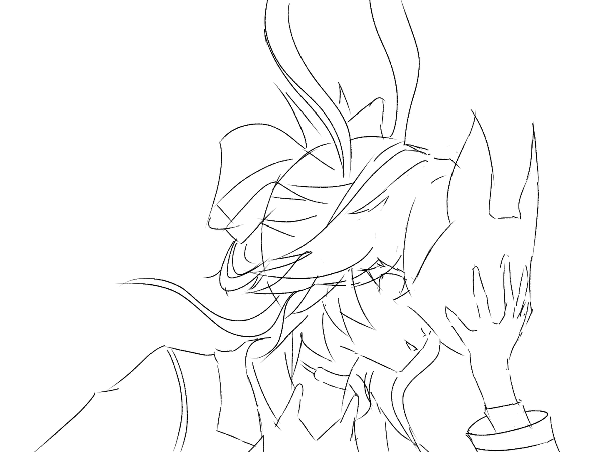 heyfugue's tweet photo. evanescia sketch fixed https://t.co/n7ox82XAVz