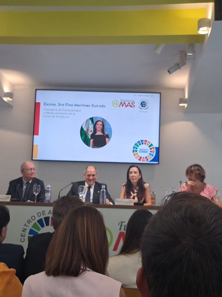 AnsemacAND's tweet photo. ANSEMAC, presente  en el XI aniversario de los ODS, organizado por Fundación MAS junto al @PactoMundial .

Compartiendo espacio y visión con empresas e instituciones, con la presencia de la consejera de Sostenibilidad y Medio Ambiente de la Junta de Andalucía. @MedioAmbAND https://t.co/oVCihojSor