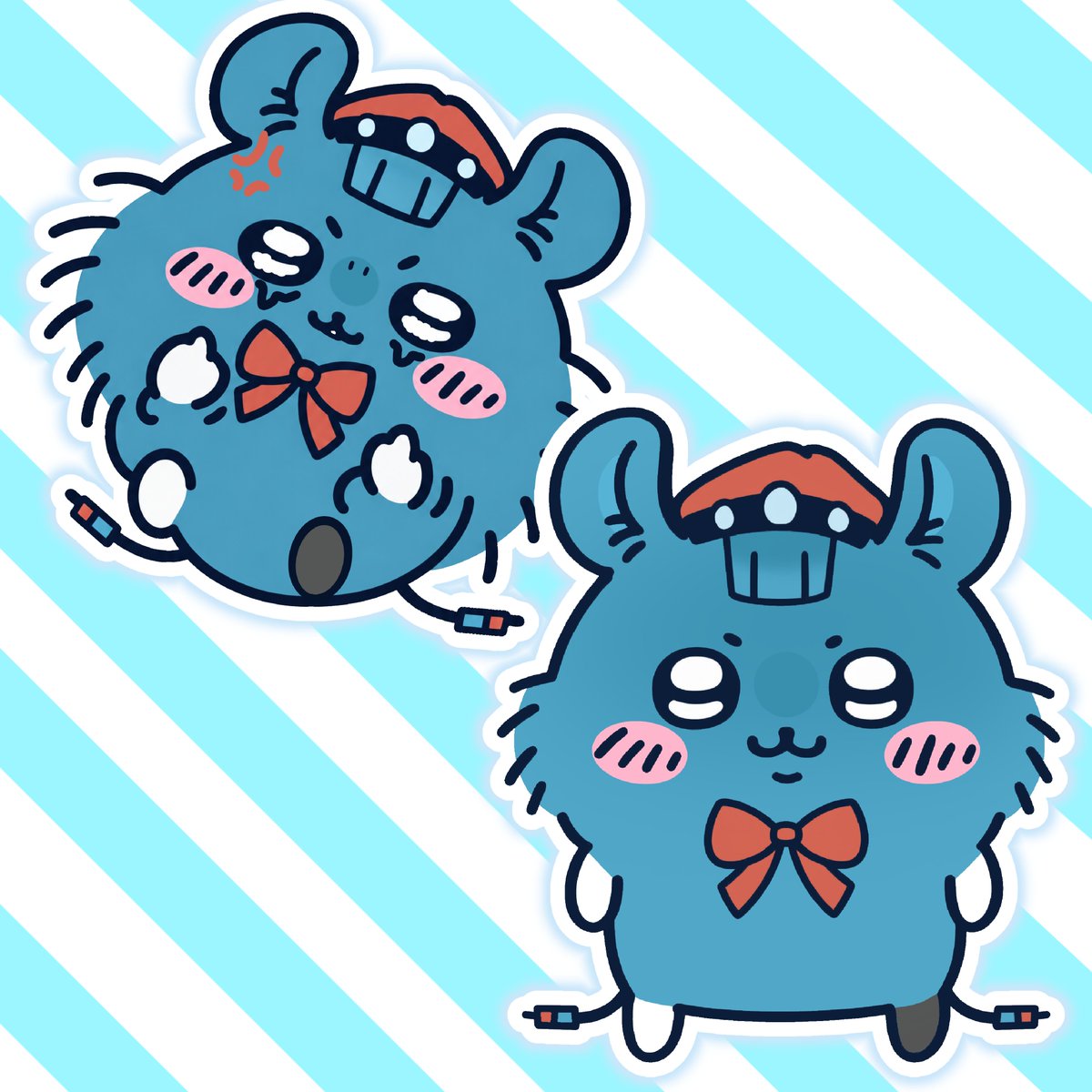 Ruri_Kurobara's tweet photo. Genuinamente sé muy poco acerca de #Chiikawa, pero me pareció divertido hacer el trend que he visto a varios hacer. ¿Cómo es la personalidad de Momonga? 😤

(pd, agarré referencias para el dibujo así que me hago una idea, lol) https://t.co/oxSwh94CvS