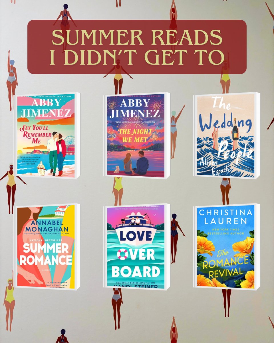 emmathompson8lf's tweet photo. Some summer reads I didn’t get to this season. There’s always next year! https://t.co/FkMCsqjiIf
