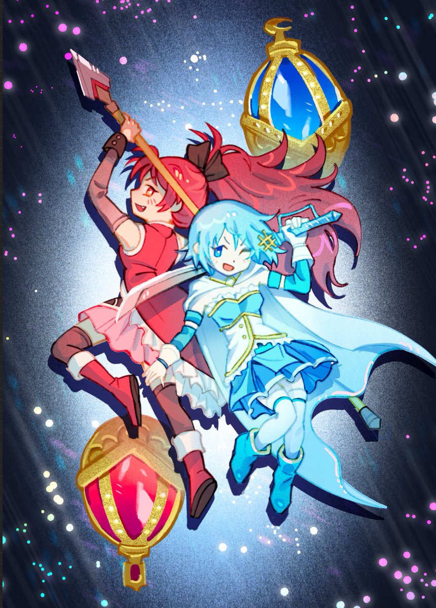 crashqueenkid_'s tweet photo. Just watched Madoka Magica for the first time… I died 

#pmmm #MadokaMagica #kyosaya https://t.co/7ZQeXWEmqJ